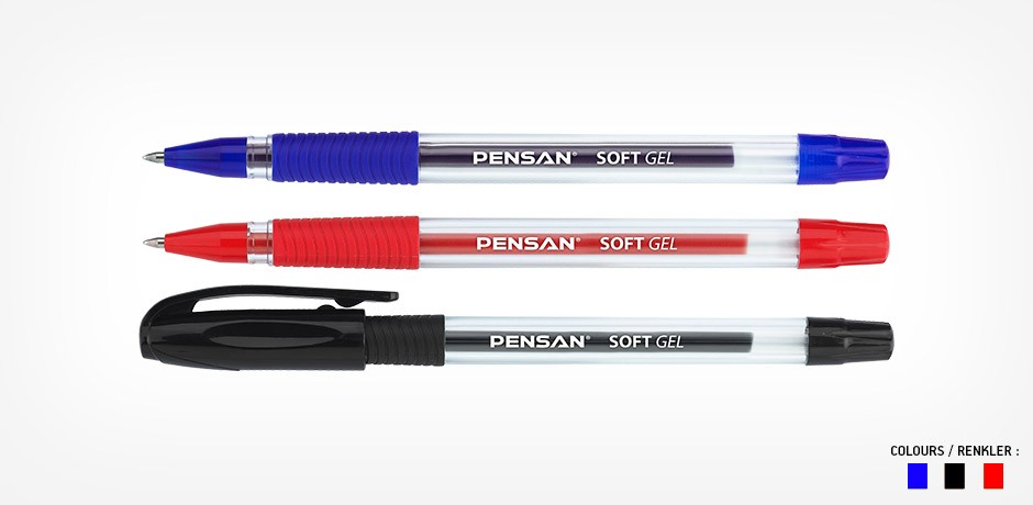 Ручка гелевая PENSAN "Soft GEL 0.7mm" 2400