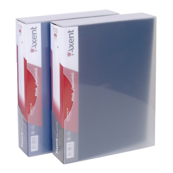 Дисплей-книга Axent 1100-A, 100 файлов, в пластиковом боксе