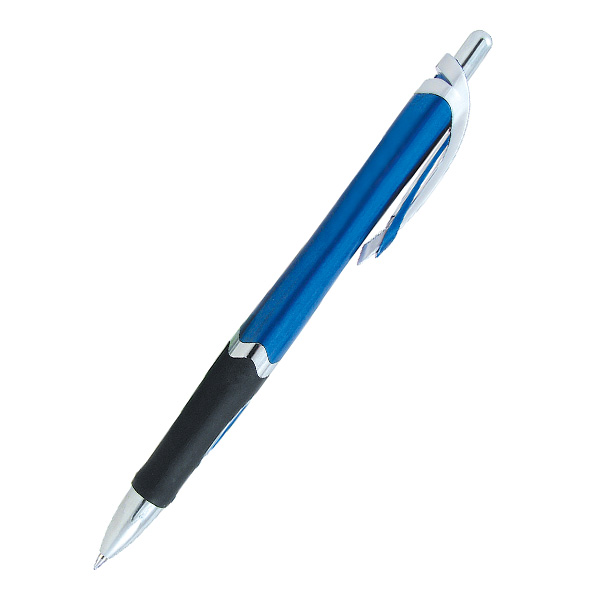 Гелевая автоматическая ручка Axent Vogue, синий 0,5 мм, синий корпус