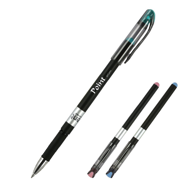 Ручка гелевая Axent Point, синий 0,5 мм