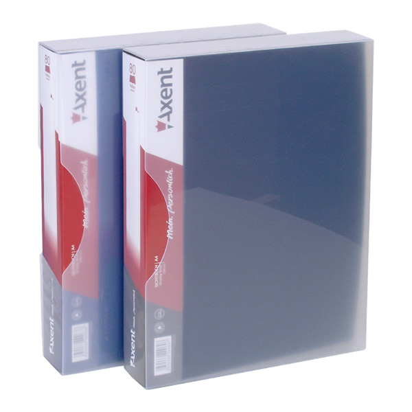Дисплей-книга Axent 1080-A, 80 файлов, в пластиковом боксе