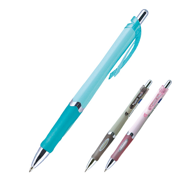 Ручка шариковая Axent автоматическая Voyage, синий 0,7мм, цветной корпус