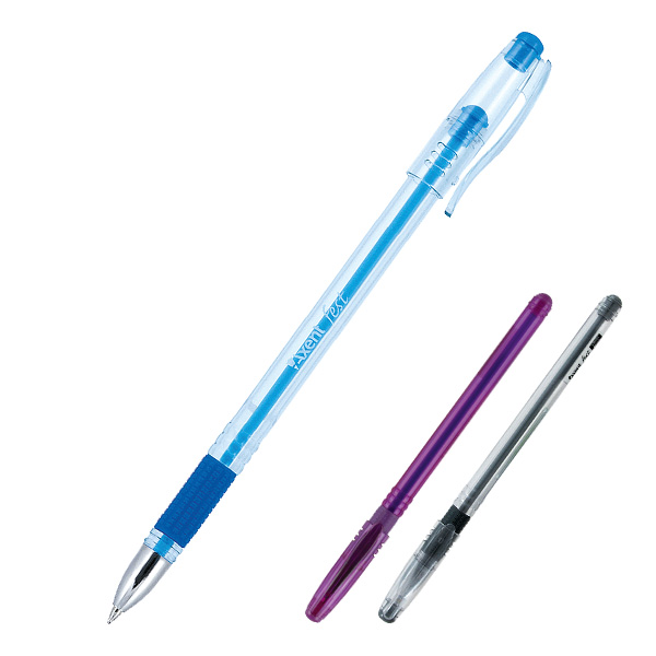 Ручка шариковая Axent Fest, синий 0,5 мм, синий корпус