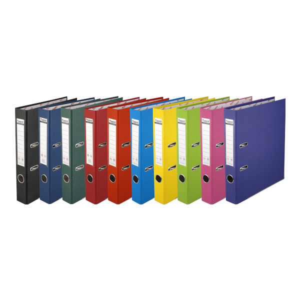 Папка-регистратор Classic A4 с односторонним покрытием, 5 см, ассорти цветов