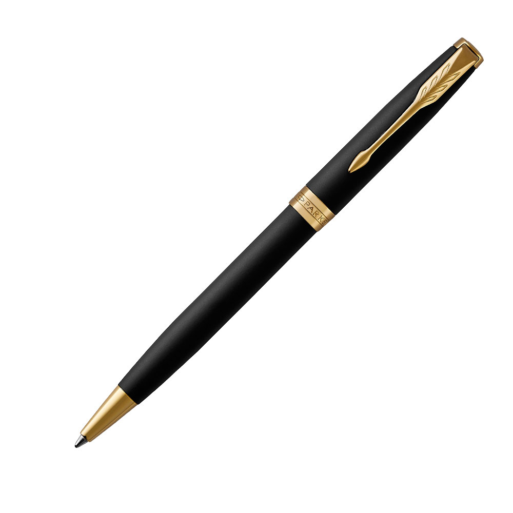 Шариковая ручка (Parker Sonnet Mat Siyah GT Tükenmez Kalem) 1931519